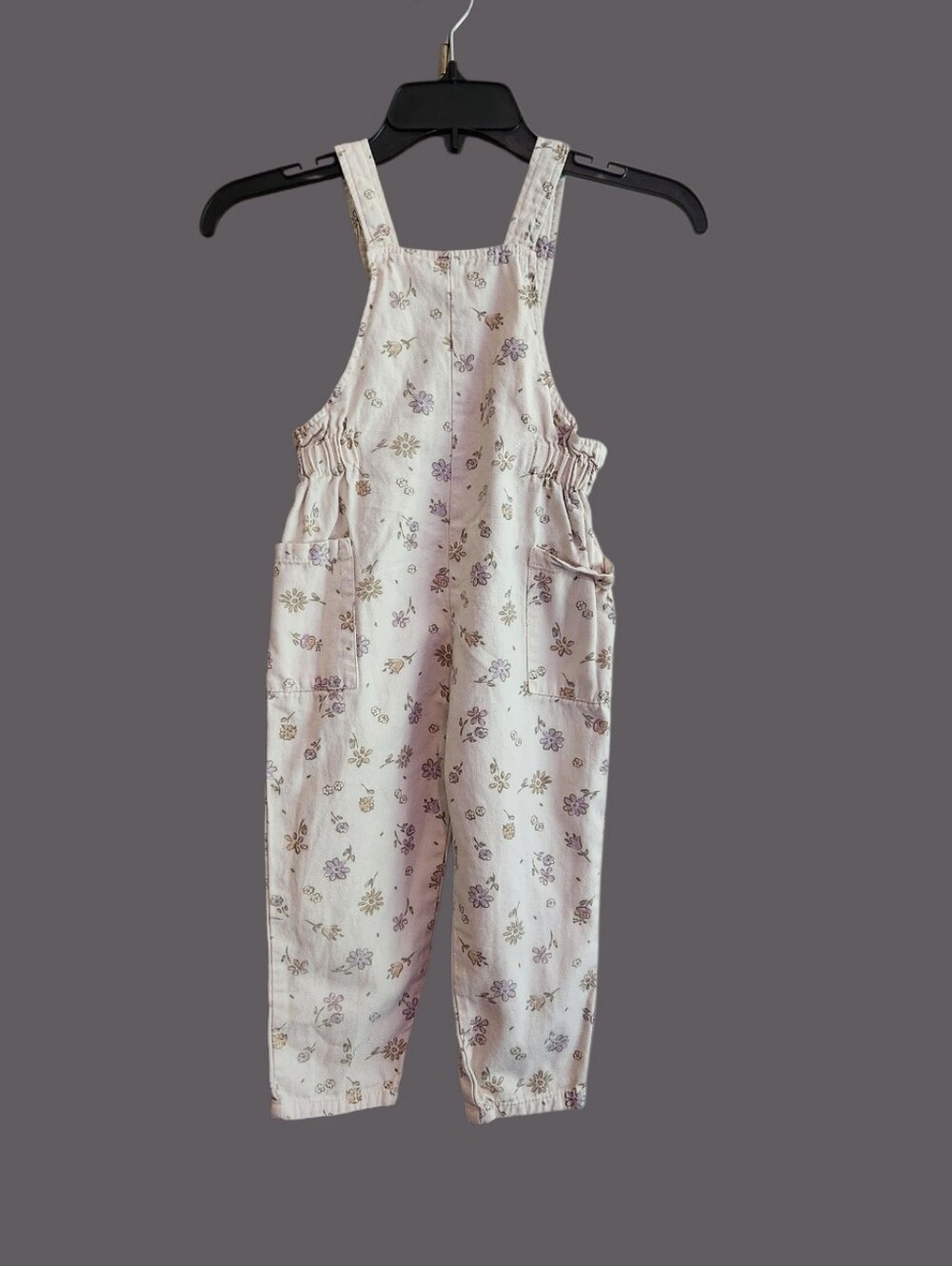 Zara Kids Floral Overalls